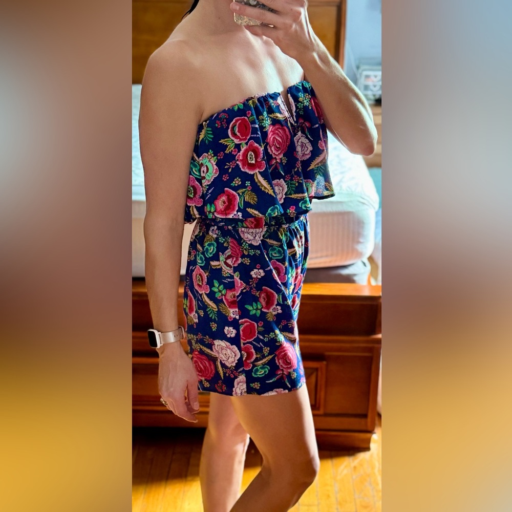 Monteau floral romper